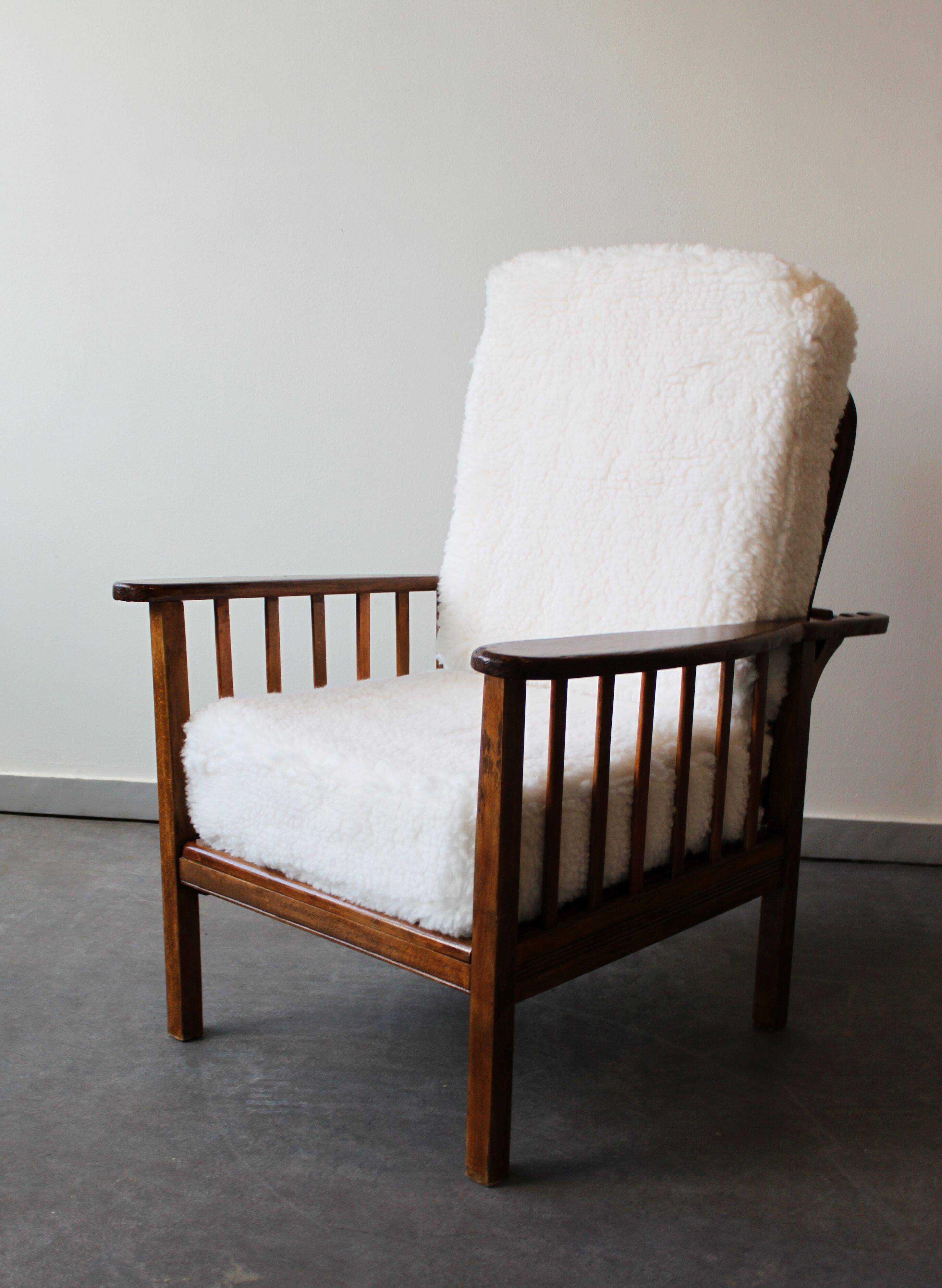 Reclining armchair "Morris", Art & Craft style, United Kingdom, 40s.