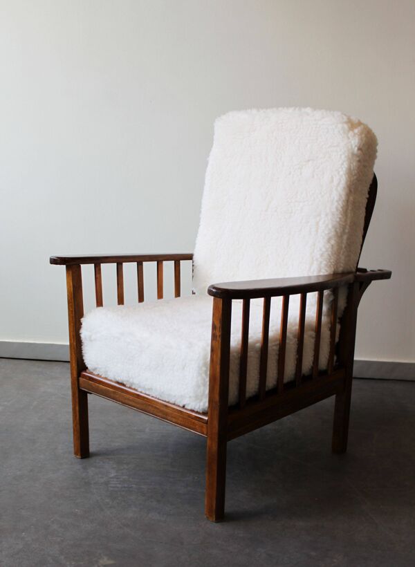 Fauteuil inclinable “Morris”, style Art&Craft, Royaume-Uni, 40’s.