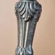 Pair of gilded bronze and brass candelabra with 4 light arms.