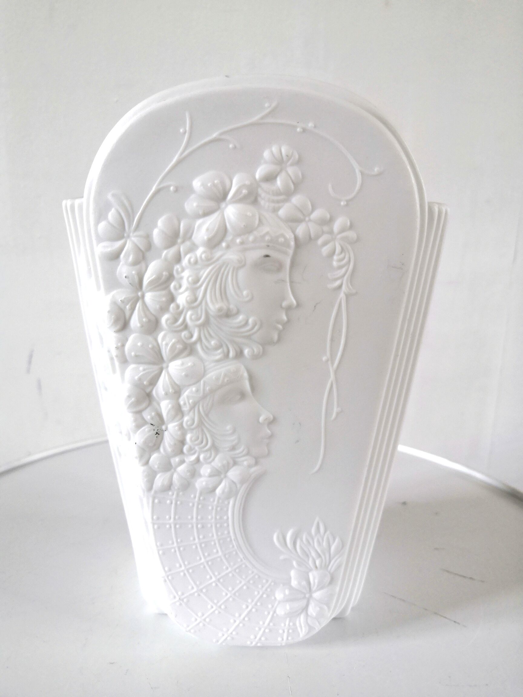 Kaiser vase 60s - 70s with women's faces