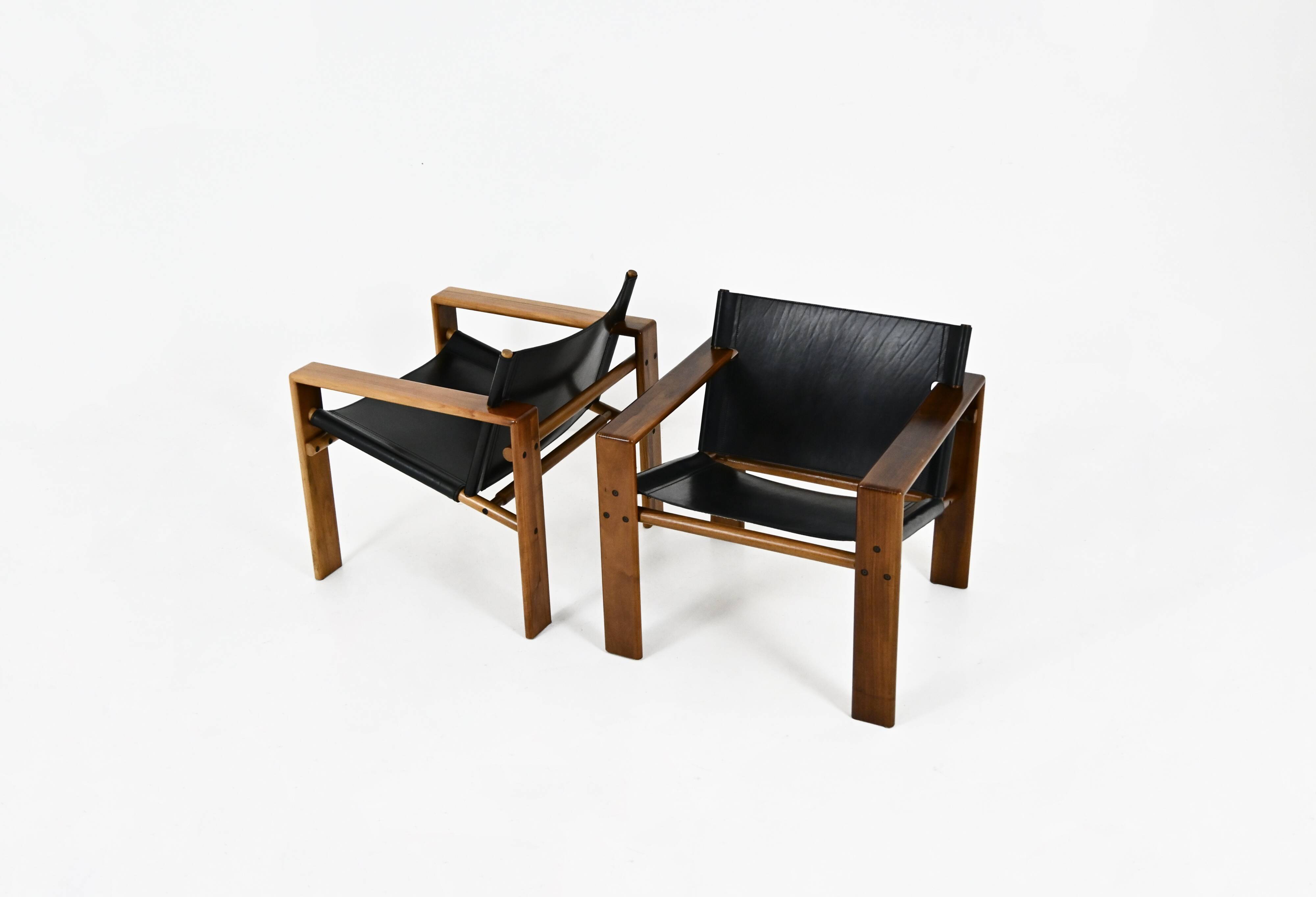 Set de 2 Fauteuils « Laser » par Tarcisio Colzani pour Mobil Girgi, 1970