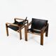 Set de 2 Fauteuils « Laser » par Tarcisio Colzani pour Mobil Girgi, 1970