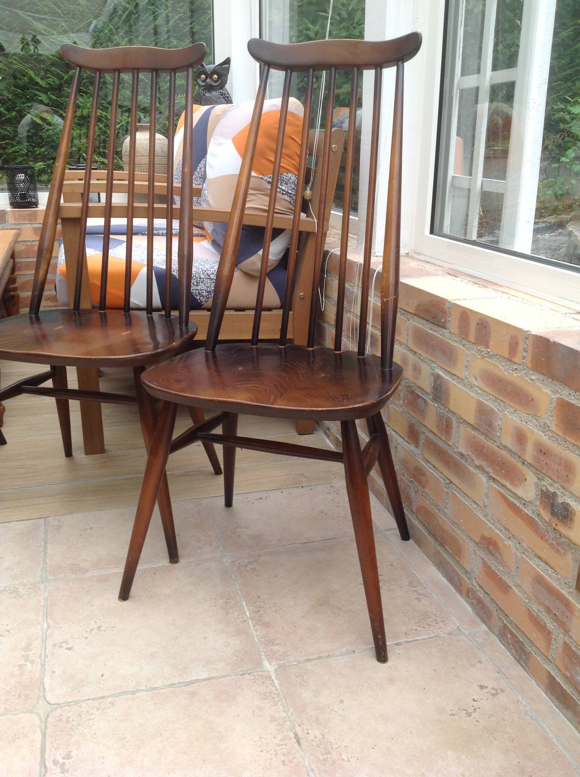 Vintage Ercol Goldsmith chairs