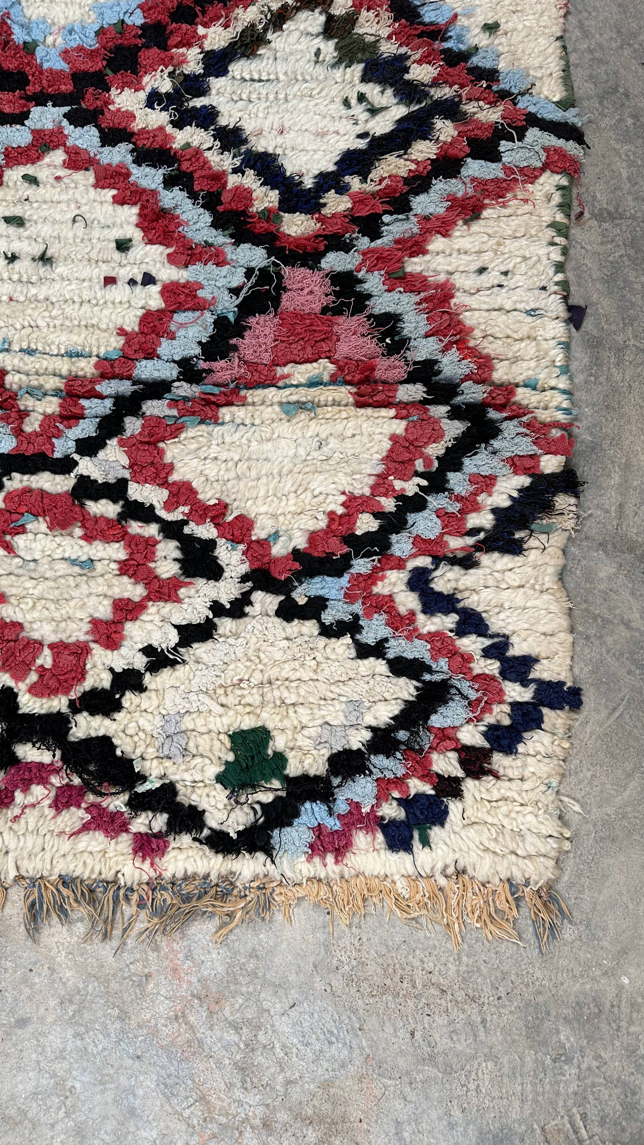 Tapis Marocain coloré Azilal - 188 x 99 cm