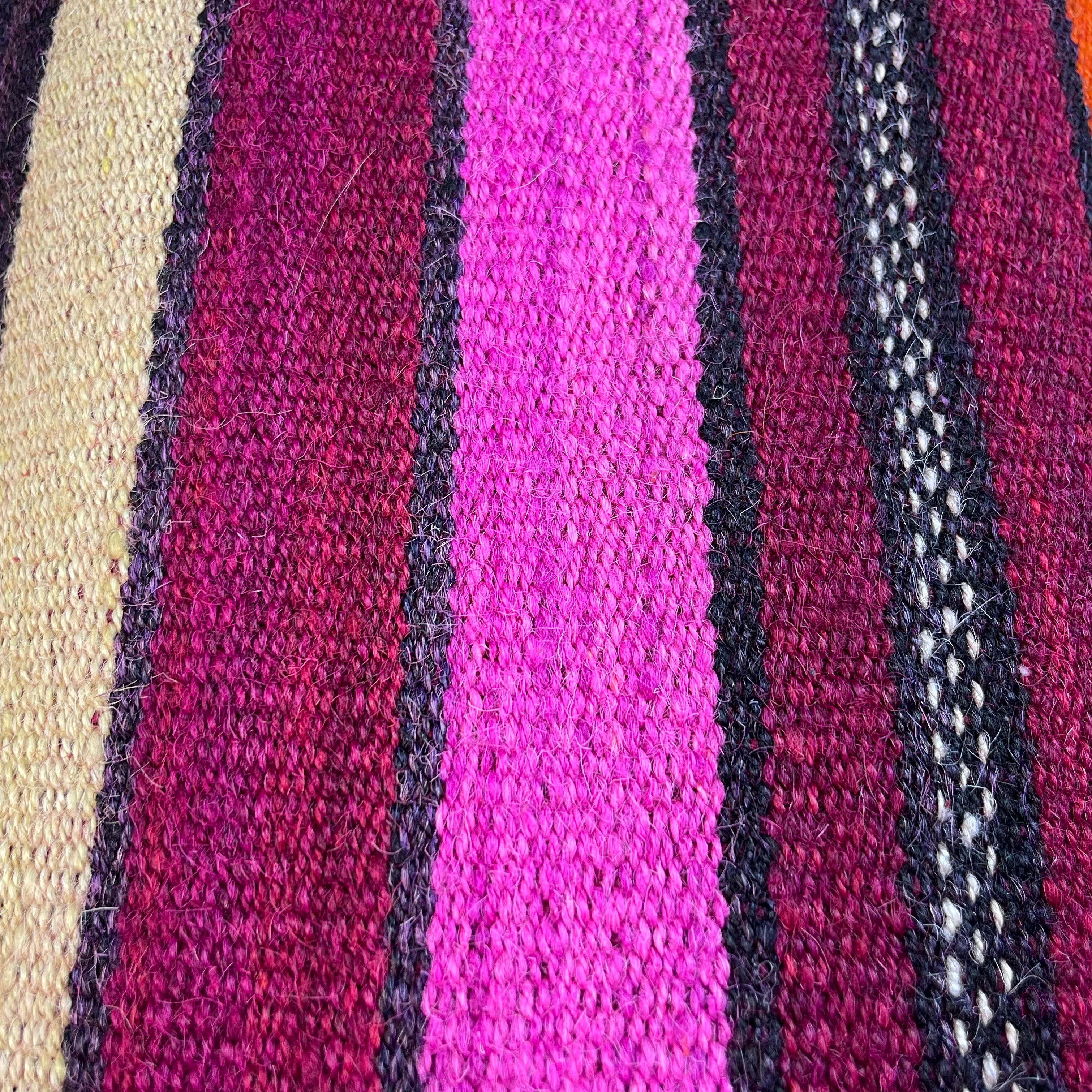 Vintage turkish kilim cushion cover, 30 x 50 cm