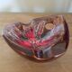Decorative ceramic ashtray with empty pocket from Vallauris Vintage