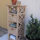 Storage cabinet in solid wood