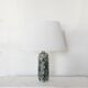 Jacques Blin's green water ceramic lamp, 1950