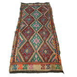 Vintage Turkish KIlim Rug , 103 x 45 cm