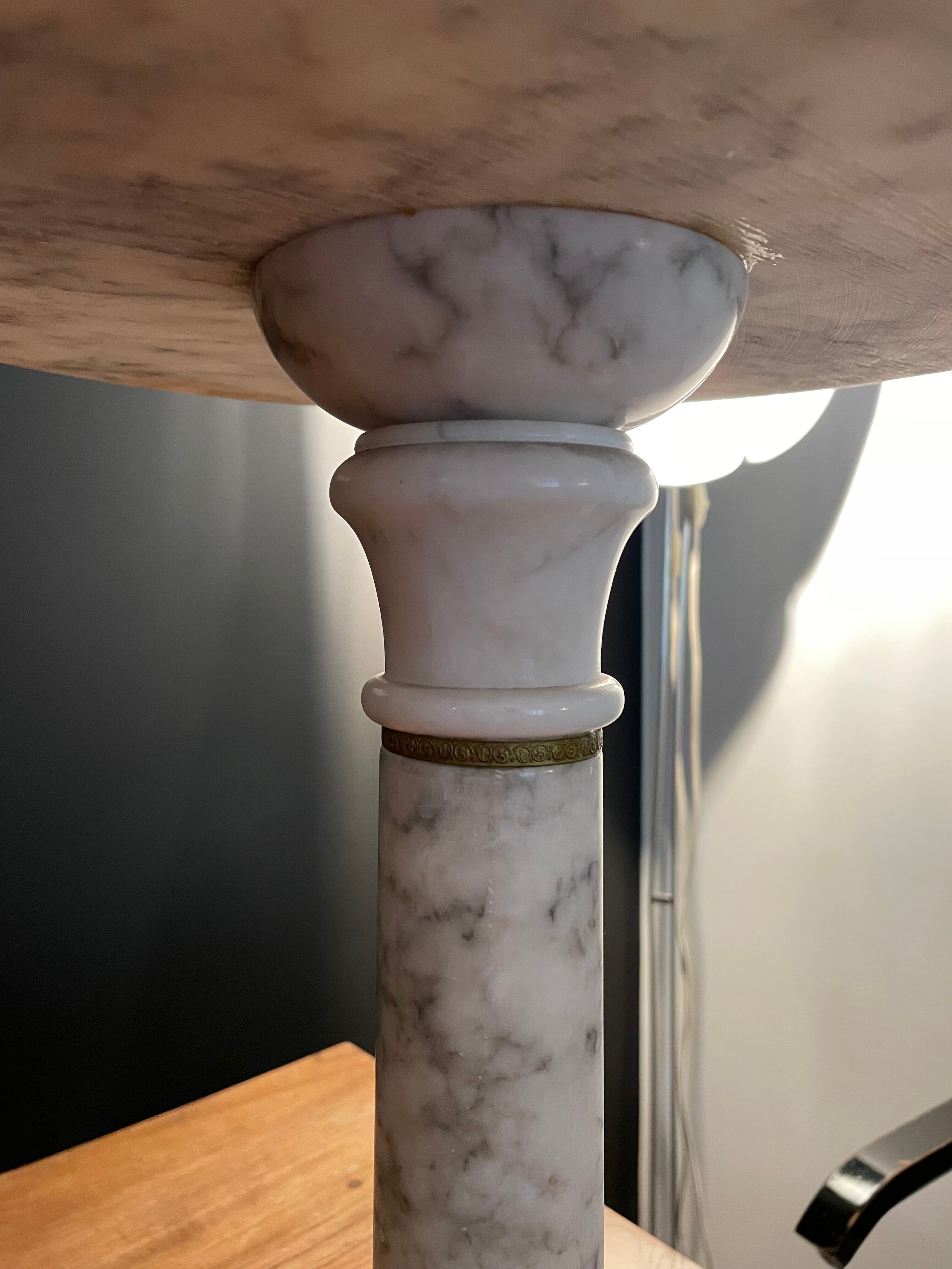 Carrara marble harness