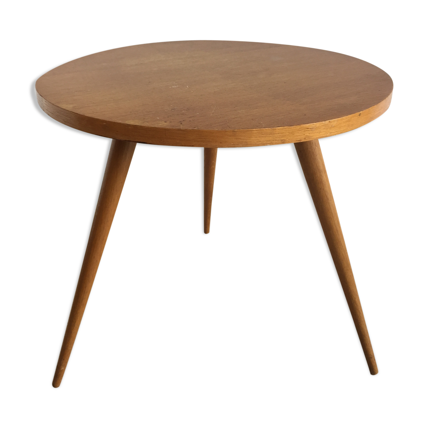 Table basse tripode vintage 1960