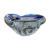Murano glass pocket-empty ashtray