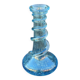 Vase soliflore marais de Riom bleu