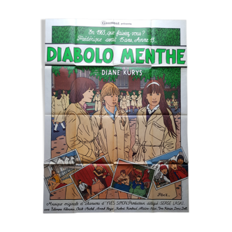 Affiche originale cinéma diabolo menthe 160x120