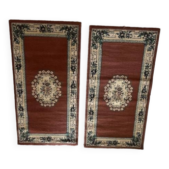 Set of 2 rectangular rugs