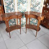 Pair of kidney table