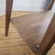 Table d'appoint vintage à double plateau style scandinave