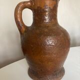 Farm pitcher late 19th in terracotta folk arts XXXL