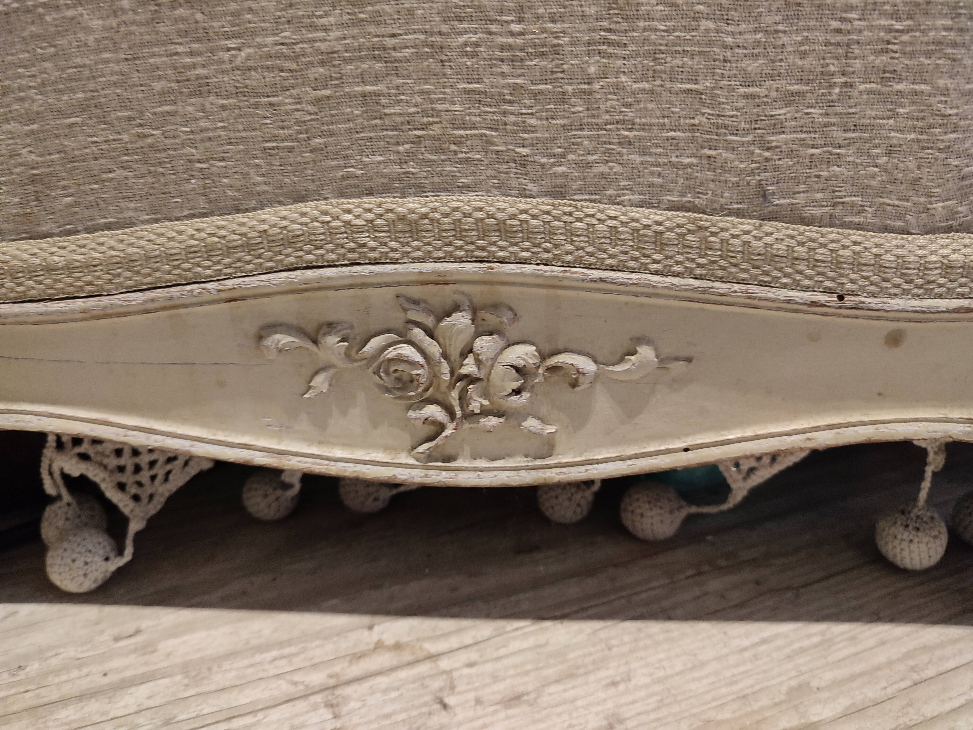 Paravent trois feuilles style Louis XV