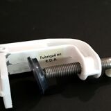 80 years white metal architect lamp