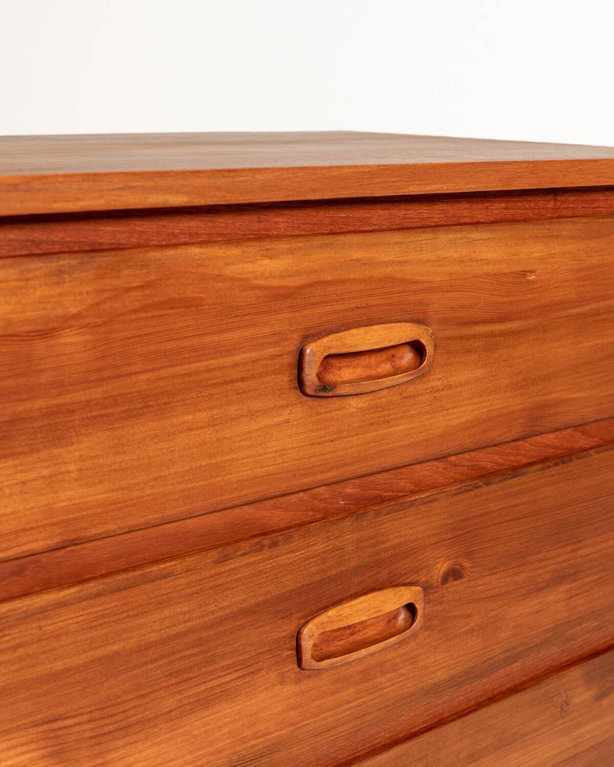 Scandinavian tall chest of six drawers