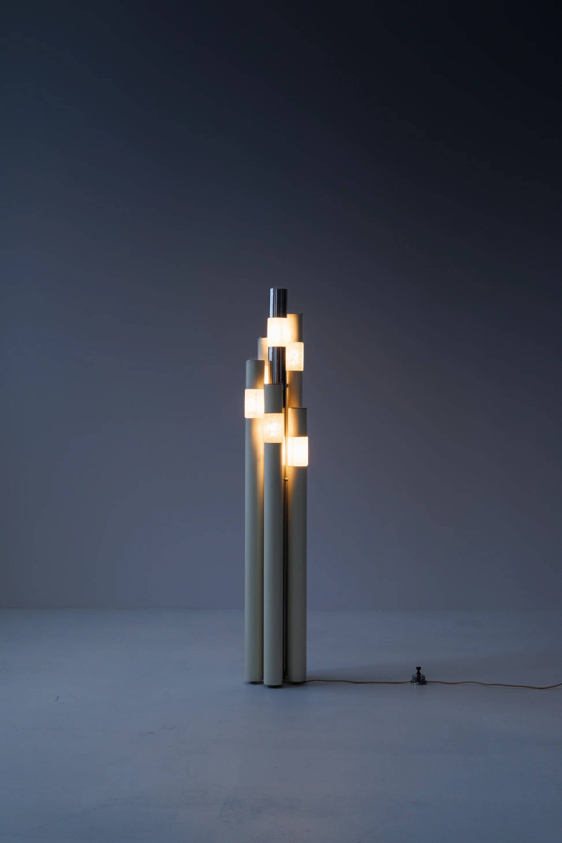 Sculptural floor lamp by Angelo Brotto for Esperia