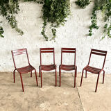 Series of 4 Fermob chairs