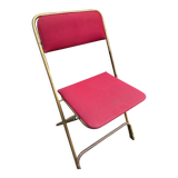 Chair Lafuma bordeaux 70s
