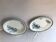 Pair ancient dishes Terre de fer