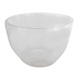 Saladier en verre soufflé bullé transparent