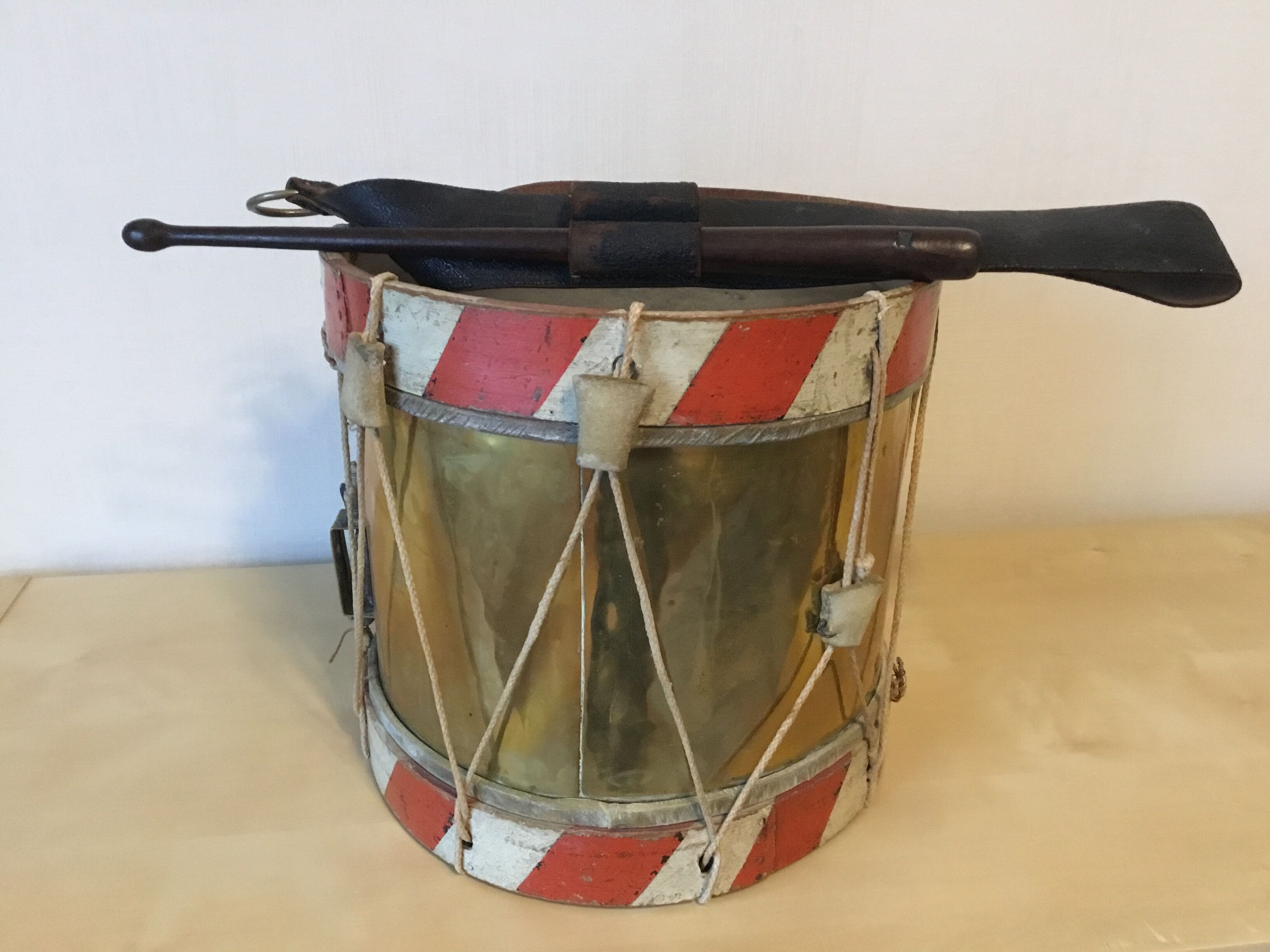 Old circus drum