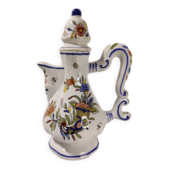 Earthenware coffee pot decor rouen