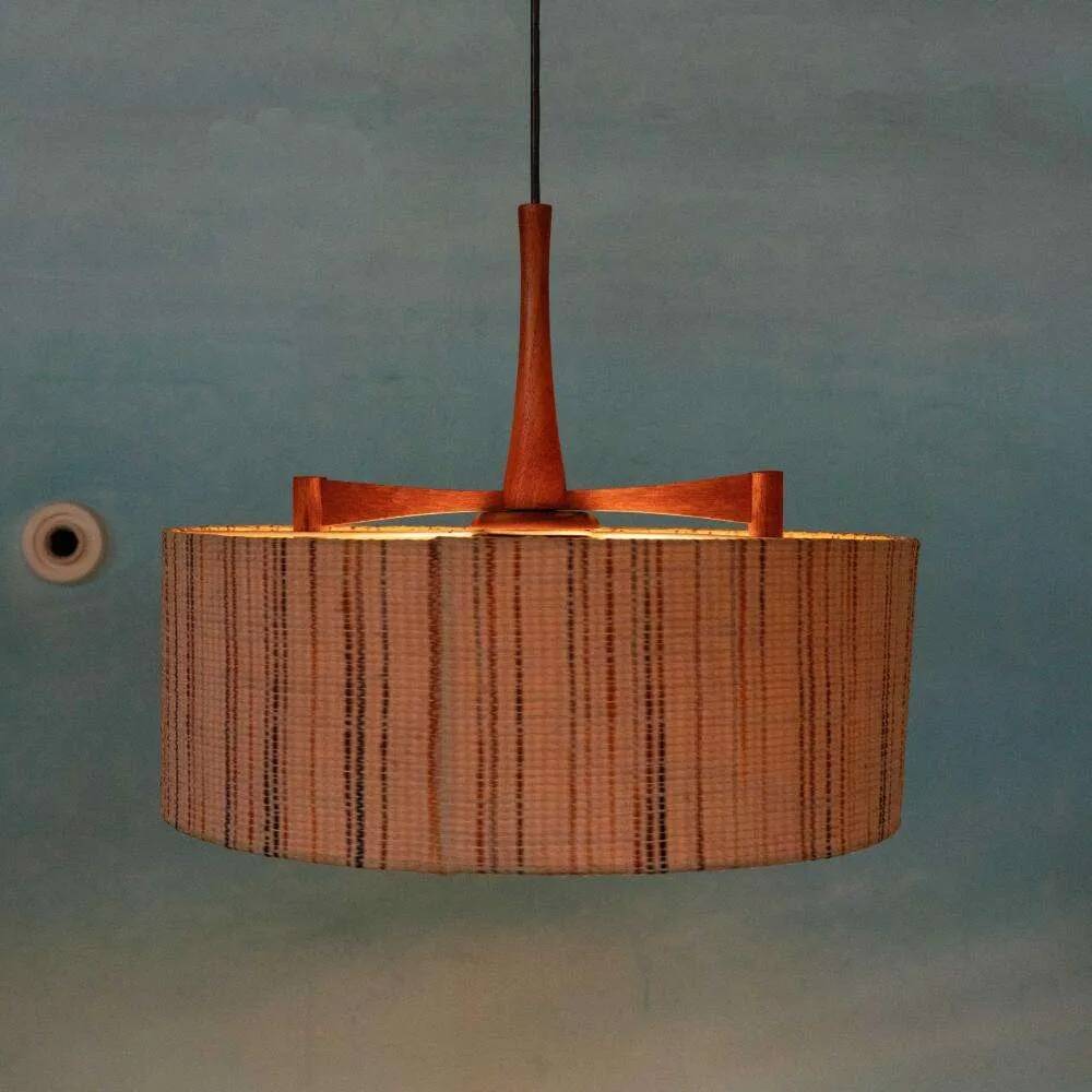 Vintage Temde lighting suspension, mid-century suspension from the sixties.