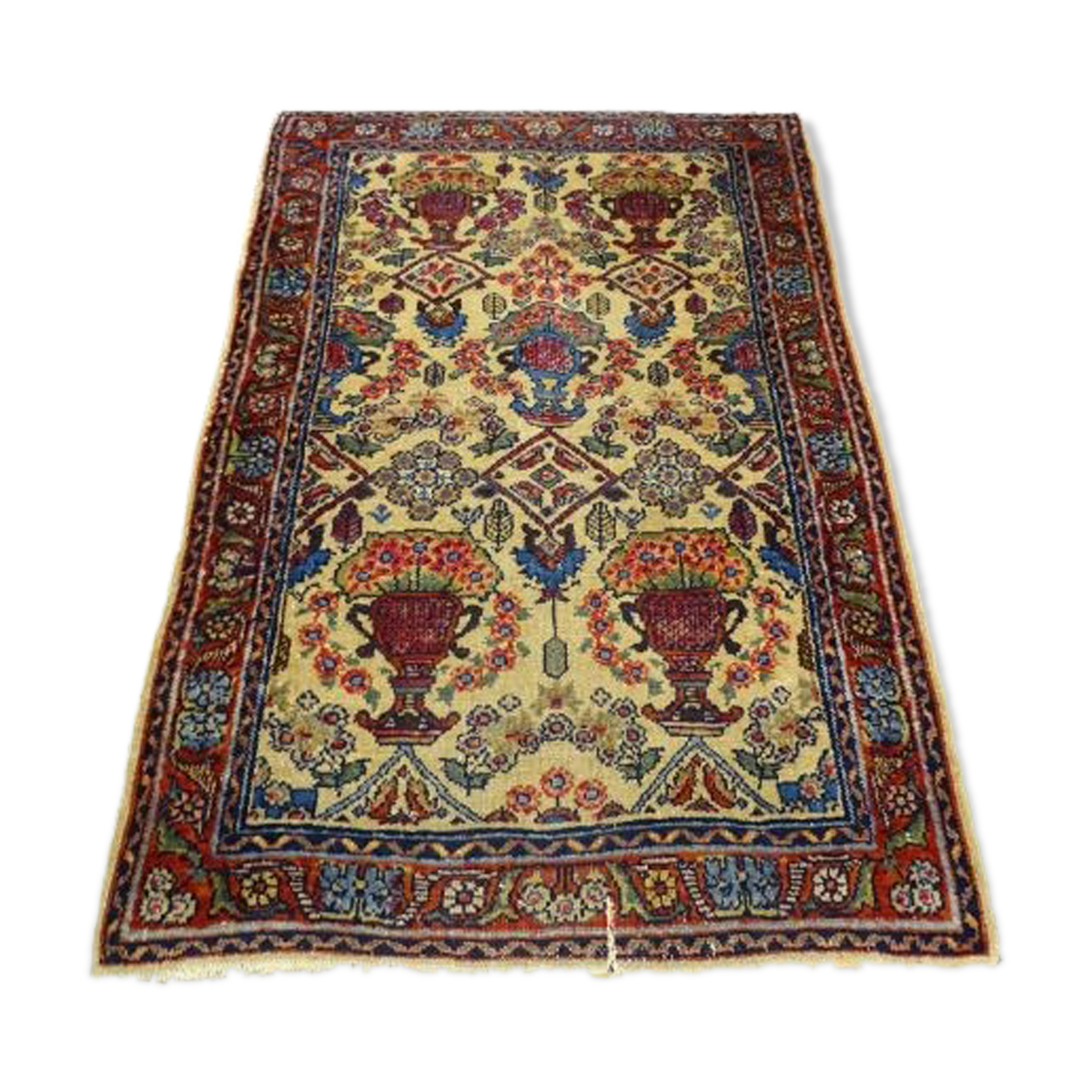 Hand-knotted Tabriz carpet - Iran 80x120cm