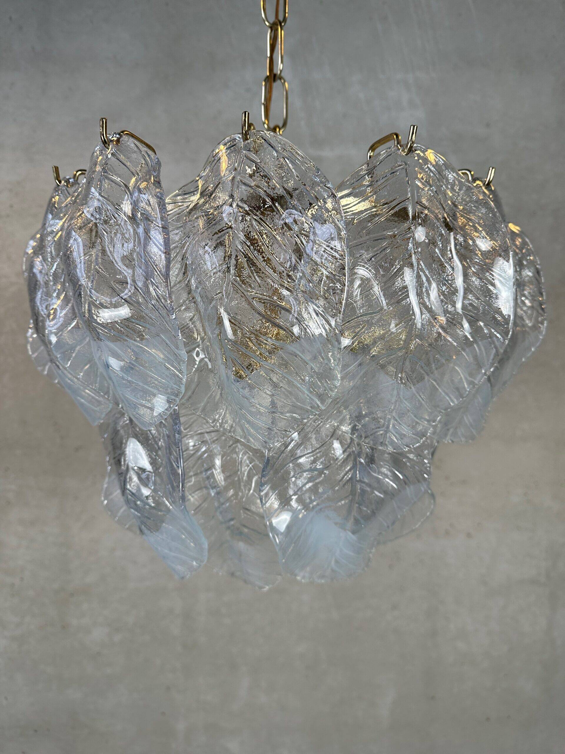 Vintage Italian bi-coloured chandelier