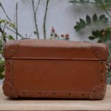 Vintage cardboard suitcase