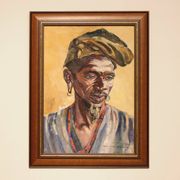 Portrait of a Beninese by Pierre Matossy (1891-1969) - dated 20 June 1952