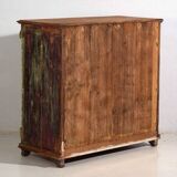Antique chest of drawers with green patina (c.1920) #59