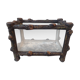 Gardener - Metal and glass - Imitation wood.