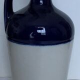 Pitcher in glazed stoneware signed Dolfi