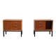 Pair of mid-century side tables in the style of Jos De Mey, 1950s