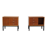 Pair of mid-century side tables in the style of Jos De Mey, 1950s