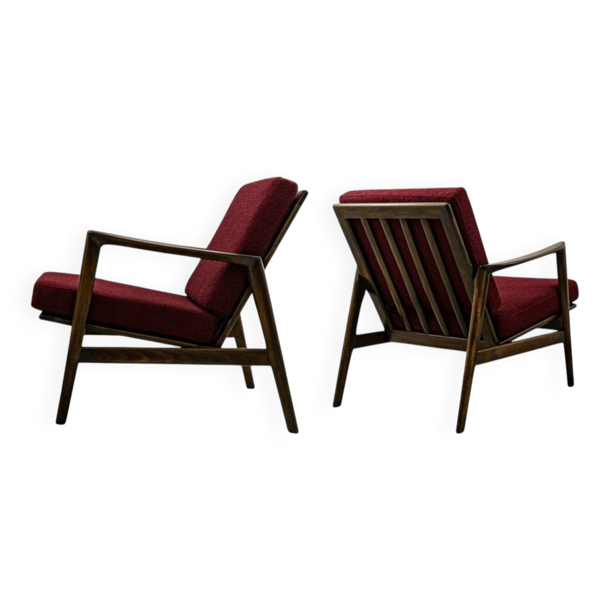 Chaises vintage, Type 300-139, SFM, Pologne, années 1960, ensemble de 2