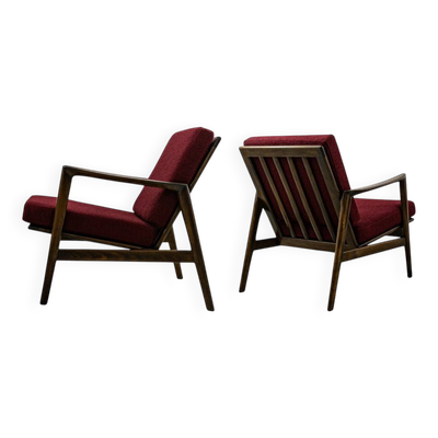 Chaises vintage, Type 300-139, SFM, Pologne, années 1960, ensemble de 2