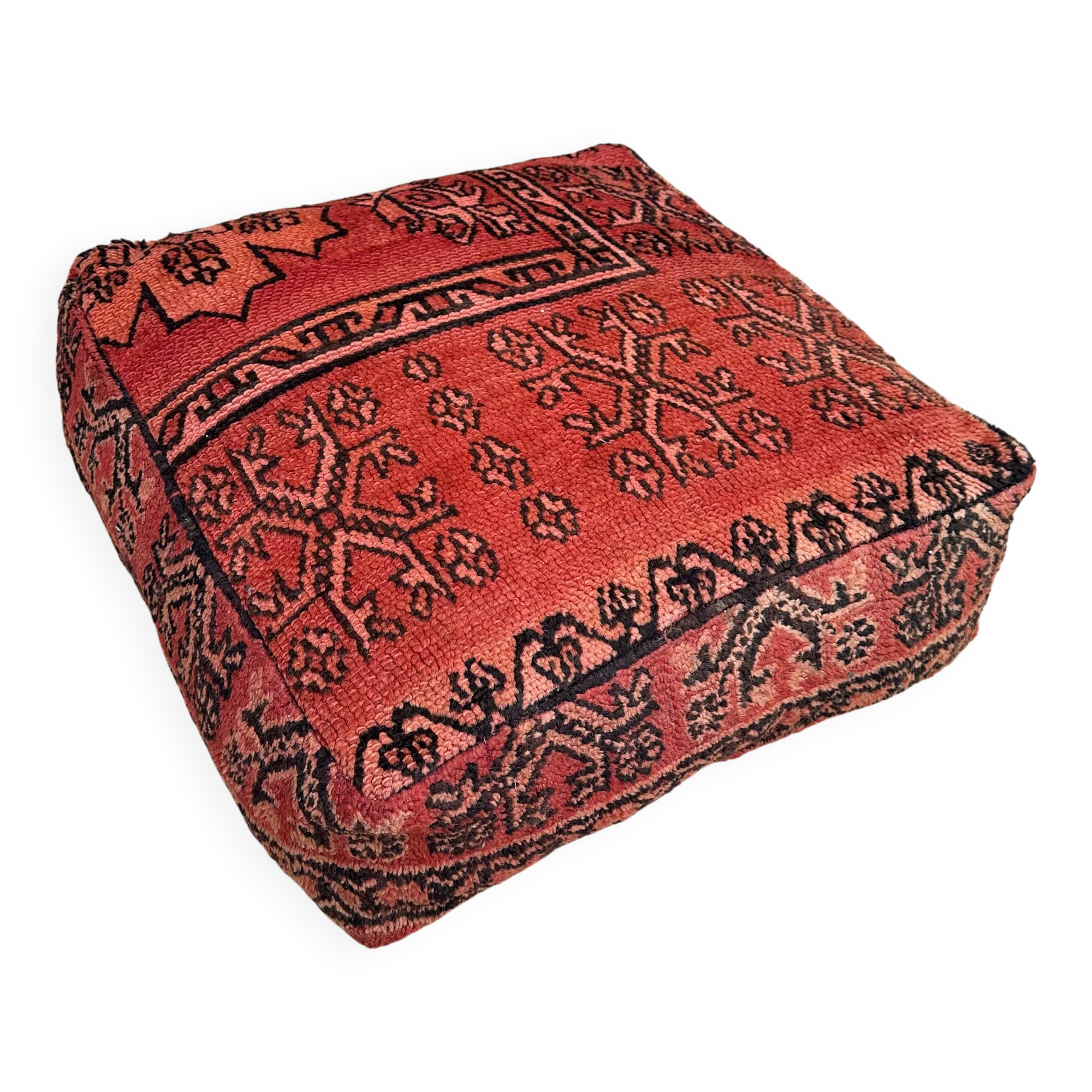 Pouf, coussin de sol Kilim berbère fait main
