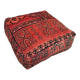Pouf, coussin de sol Kilim berbère fait main