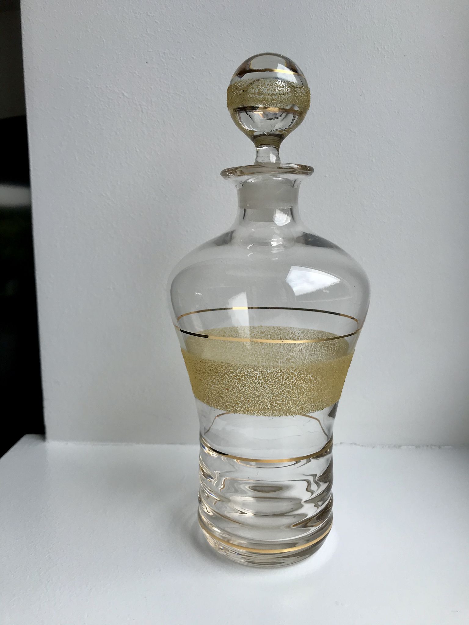 Yellow and golden granite liquor service 50s-60s
