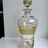 Service à liqueur granité jaune et doré années 50-60