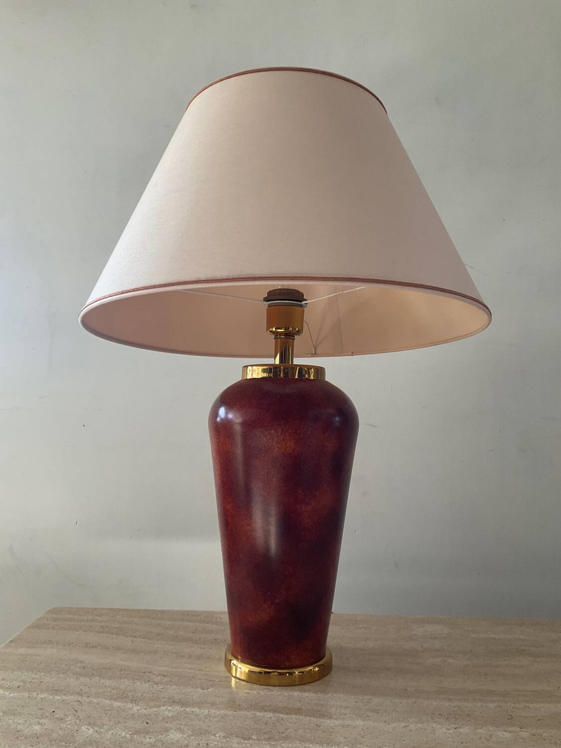 Vintage ceramic lamp from the 70s-80s