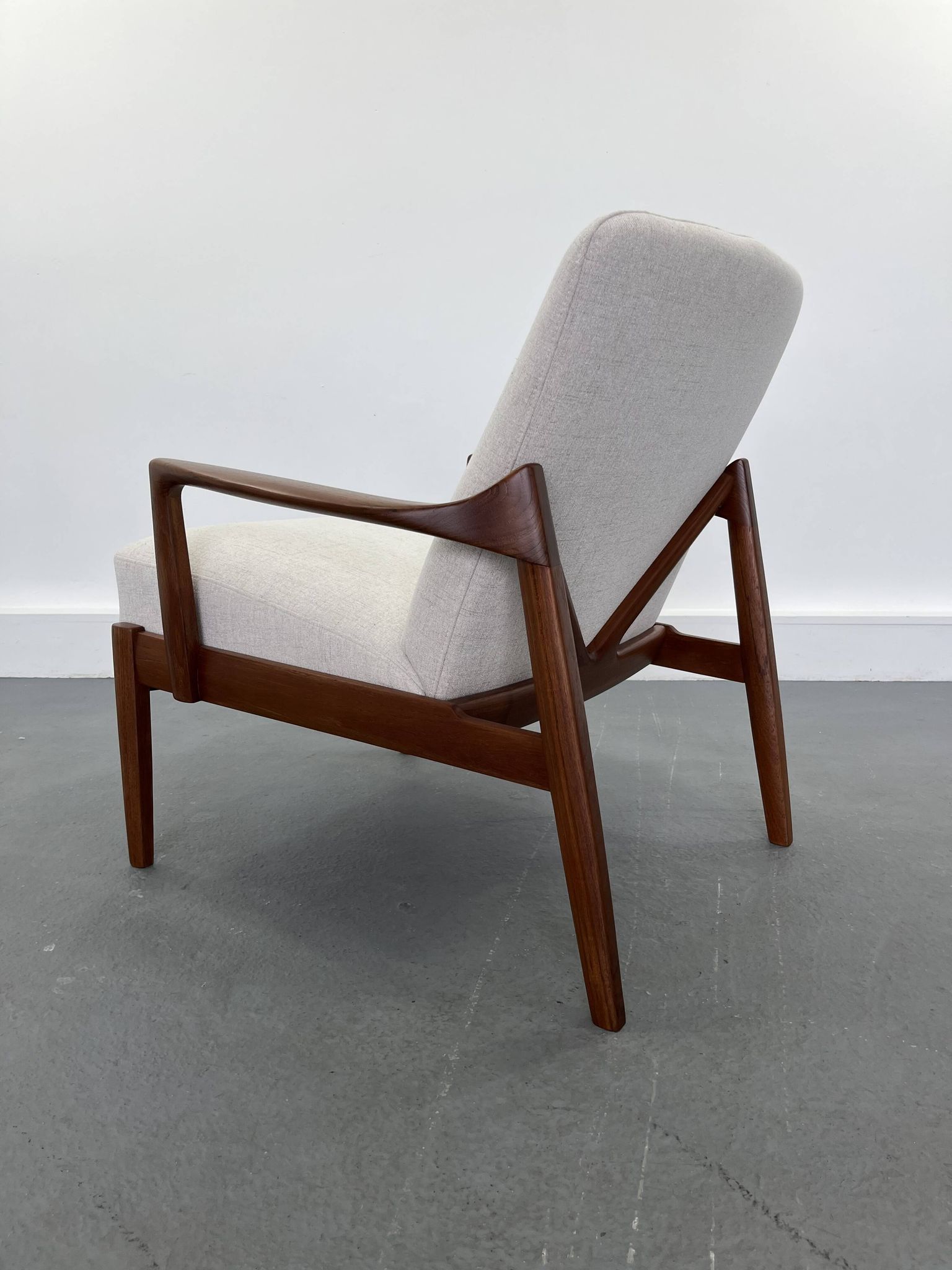 Fauteuil lounge vintage danois en teck, 1970